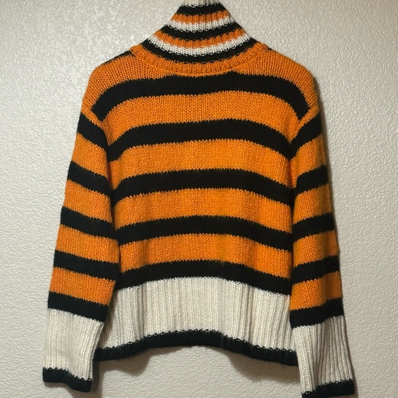 ZARA High Neck Wool Knit Sweater Size S - Picture 8 of 11